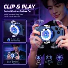 Pendingin Ponsel K59 Semiconductor - Pendingin Beku yang Ampuh, Layar Digital, Dapat Dipasang pada Dudukan untuk Smartphone Gaming - MultiWarna - View 4