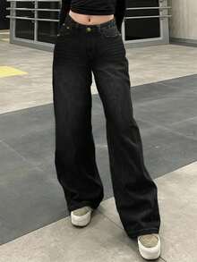 Women Jeans - Black - View 4
