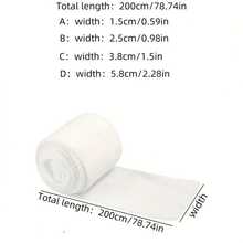 1pc 200.0cm Long Mesh Elastic Bandage, Breathable Tubular Mesh Bandage, Tubular Elastic Stretch Band, Elastic Mesh Bandage - White - View 12