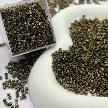 10g/Pack, 1.5/2/2.5/3/4.5mm Picasso Series Glass Beads, Premium Quality With Rich Texture, Suitable For Handmade Beading DIY Crafts, Clothing Weaving, Embroidery And More - 2.0 Picasso Five-color Antique - View 20