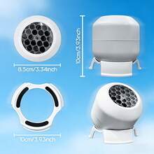 Đèn chiếu LED Giáng sinh cho tiệc và sân khấu, đèn ngủ chiếu LED sáng tạo, đèn chiếu LED Giáng sinh, đèn bàn chiếu động xoay 360°, đèn tạo không khí dùng nguồn USB, đèn trang trí phòng ngủ, phòng game, phòng khách - trắng - Xem 7