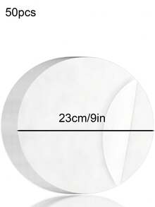 50/100 tờ giấy nướng tròn (6in/8in/10in), thảm nướng chống dính, giấy lót nồi chiên không dầu, giấy lót khuôn bánh, giấy thấm hút, giấy nướng hai mặt phủ silicon đã cắt sẵn. - Nhiều màu - Xem 25