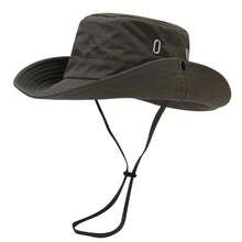 1pc Men's Solid Color Bucket Hat, Outdoor Fishing Hiking Sun Protection Hat, Casual Wide Brim Hat, Suitable For Spring/Summer Travel, Beach, UV Protection - Multicolor - View 12