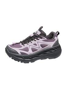 CAMEL CROWN Women's Sports Shoes, Jogging Sneakers, Cushioned Thick-Sole Height-Increasing Running Shoes - Pink Purple/Dark Coffee Brown - View 2