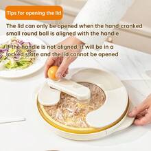 MiAoLi Rotary Chicken Shredder Tool Twist Large Pro Chicken Breast Shredder Visible Meat Shredder Machine With Strong Base Anti-Slip Strip & Ergonomic Handle High Quality Kitchen Meat Slicer For Pork/Beef/Chicken, Small Vegetables And Making Pet Food - Red - View 8