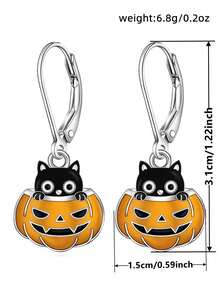 1 Pair Cute Women's Party Jewelry Earrings Halloween Gift - 1# - View 7