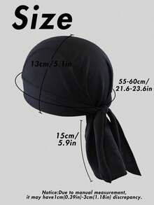 1/2/3pcs Cooling Dew Headscarf Helmet Liner Cap Large Size Motorcycle Head Cover Unisex - Multicolor - View 7