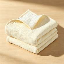 1pc 4-Layer Soft & Breathable Baby Swaddle Blanket, Suitable For Baby Boys And Girls In Spring And Summer - Multicolor - View 8