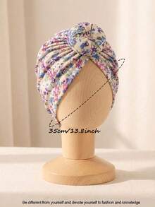 3PCS Newborn Candy Color Ball Hair Accessories Soft Cute Baby Headband Hat Set - Multicolor - View 2