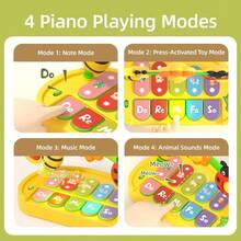 Early Learning Sensory Musical Insect Piano Favors For Kids,Early Development & Activity Toys,Fine Motor Skills & Visual Sensory Development, Halloween Birthday Christmas Gift For Boys Girls - Multicolor - View 6