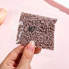 M Series 2.6mm Mini Fusion Beads, High Quality Iron Fuse Beads Refill Pack, Compatible DIY Pixel Art Material For Handmade Jewelry & 3D Craft Decoration - Multicolor - View 9