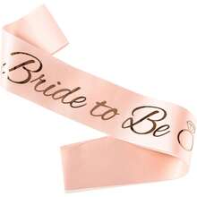 Bride To Be Sash, Bride Sash For Bridal Shower, Bachelorette Party Decorations, Wedding Engagement Party Favors Gift Accessories - Multicolor - View 7