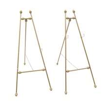 2-Pack Lightweight, Portable Wedding Sign Easel With Adjustable Hooks, Versatile Picture Frame Holder For Wedding, Bridal Shower, Engagement & Table Decor - 2pcs - 查看 9