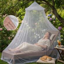 1pc Mosquito Net, Outdoor Camping Tent, Princess Dome Canopy, Indoor/Outdoor Universal, Fully Enclosed Round Dome Design, Insect-Proof, Easy To Install, Suitable For Outdoor Camping And Home - Dome Mosquito Net - View 2