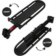 1PC Bicycle Rear Rack Mountain Bike Quick Detachable Adjustable Aluminum Alloy Rack Flat Telescopic Luggage Rack Bicycle Equipment Suitable For Commuting And Outdoor Cycling. The Weight Of The Bike Is 10Kg - Multicolor - View 8