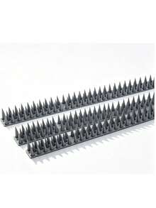 Bird Spikes, 12 Pack Pigeon Deterrent For Small Birds Raccoon Cats Defender For Outside To Keep Squirrel Away 5 Meters - Grey - View 2