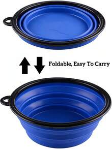 3PCS Dog Cat Portable Bowl Foldable Silicone Pet Food Water Bowl Compact Lightweight Durable Easy Clean Travel Pet Accessory Space Saving Collapsible Feeding Dish For Walking Hiking Camping Vacation Outdoor Daily Use Reusable Portable Pet Feeding - Multi-color - View 9