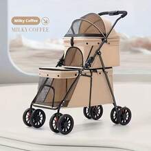 Pet Strollers - Coral Orange - View 9