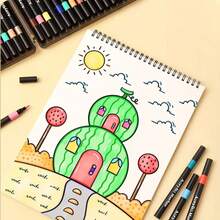 24/80 Colors Acrylic Marker Pens, Suitable For Scrapbooking, Black Paper, Stone Painting, Ceramics, Glass, Wood, Fabric, Canvas Cups And DIY Crafts Professional Use, Multi-Functional Art Tool - Multiple Styles - View 8