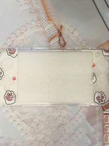 Clear Crystal Protective Case For Switch Lite, NS Lite Console Cat Paw & Cherry Blossom Pattern Full Coverage Anti-Drop Anti-Scratch Wear-Resistant Lightweight Portable Game Console Protective Accessory - View 10