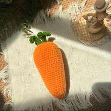 Vegetable Shaped Pet Chew Toy Set, Squeaky Carrot And Crunchy Leek Interactive Toys, Suitable For Small Dogs, Medium Dogs And Cats, Clean Teeth, Relieve Boredom Puppy Vocalization Toys - Multicolor - View 8