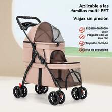 Pet Strollers - Coral Orange - View 7