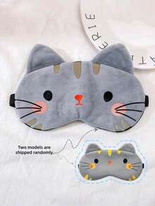 Cute Cat Pattern Blackout Sleep Mask, Breathable Travel Sleep Mask, Cartoon Pattern Eye Mask, Suitable For Bedroom, Travel, Office, School, Outdoor Activities, Travel Essential, Back To School Season - Multicolor - View 11