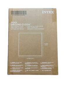 Tapiz de suelo INTEX de 472x472 cm protege tus piscinas hinchables e inflables INTEX de hasta 457 cm de diámetro, manteniendo intacta la lona al evitar cortes y rozaduras.para Piscina de 244,305,366,457cm - Lona de suelo INTEX de 472x472 cm - Ver 5
