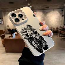 11-17 Galaxy 22-26Phone Case: Stickman Biker - TPU Protective Case |     Shockproof Phone Case |     Scratch-Resistant Case Suitable For  7 / X / XS / 11 Series And  12 / 13 / 14 / 15 / 16 Models - 圖片1PCS - 查看 7
