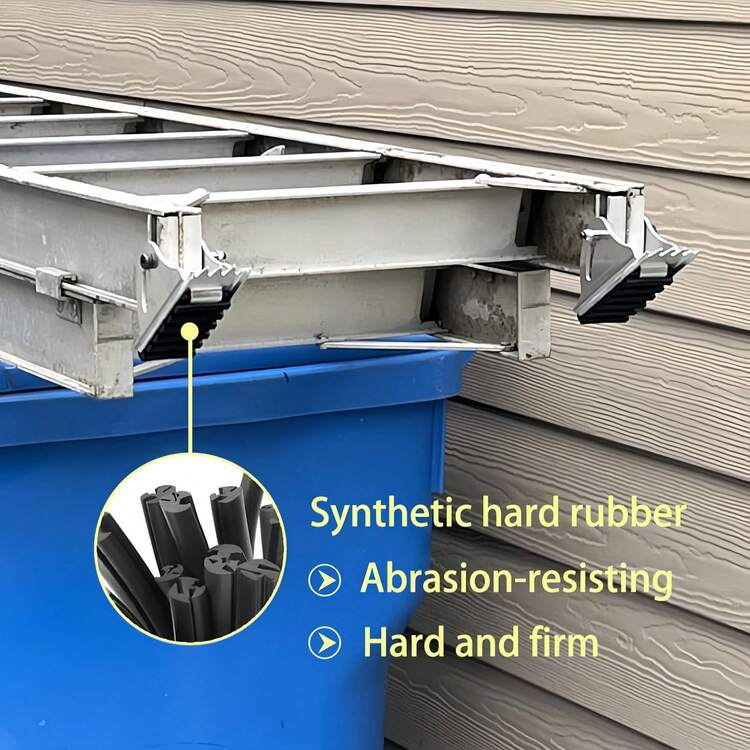 Anti‑Slip Rubber Feet Pads For Extension Ladders, Wear‑Resistant Ladder Leg Caps, Universal Replacement Parts For Aluminum Ladders, Ideal For Household And Construction Maintenance, Skid‑Proof Design Strengthens Stability During Operation - A - View 6