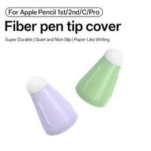 Kombinasi Ujung Pena Pengganti dan Pelindung Serat Ujung Pena untuk Apple Pencil, Kompatibel dengan Semua Seri Pena Stylus, Dapat Digunakan dengan Layar Tanpa Pelindung dan Pelindung Kaca Tempered. - MultiWarna - View 3