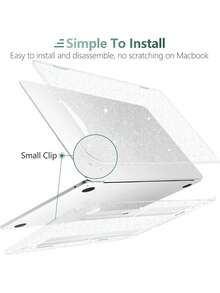 Shiny Starry Sky Air Laptop Protective Case, Hard Shell Anti-Scratch Anti-Shock Lightweight Laptop Protective Cover, Suitable For 13.3/13.6 Inch - View 3