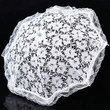 1件小蕾絲傘，婚禮攝影道具傘，蕾絲編織舞傘，陽傘，裝飾傘 - 彩色 - 查看 29