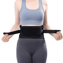 Waist Support Belt - Instant Relief, Breathable, Suitable For Men And Women - Black - View 11