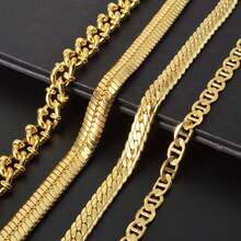 Vintage Minimalist 18K Copper Gold Plated 750 Italian Braided Bracelet, Unisex, Suitable For Daily And Party Wear, Fashionable Layering Accessory - Gold - View 1
