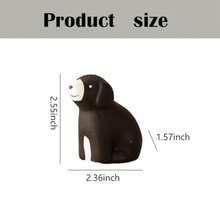 2 Pcs Ceramic Toilet Floor Bolt Caps, Animal Toilet Bolt Covers Decorative, Decorative Bathroom Toilet Bolt, Toilet Bolt Cover For Bottom Easy Installation - Dog - View 4
