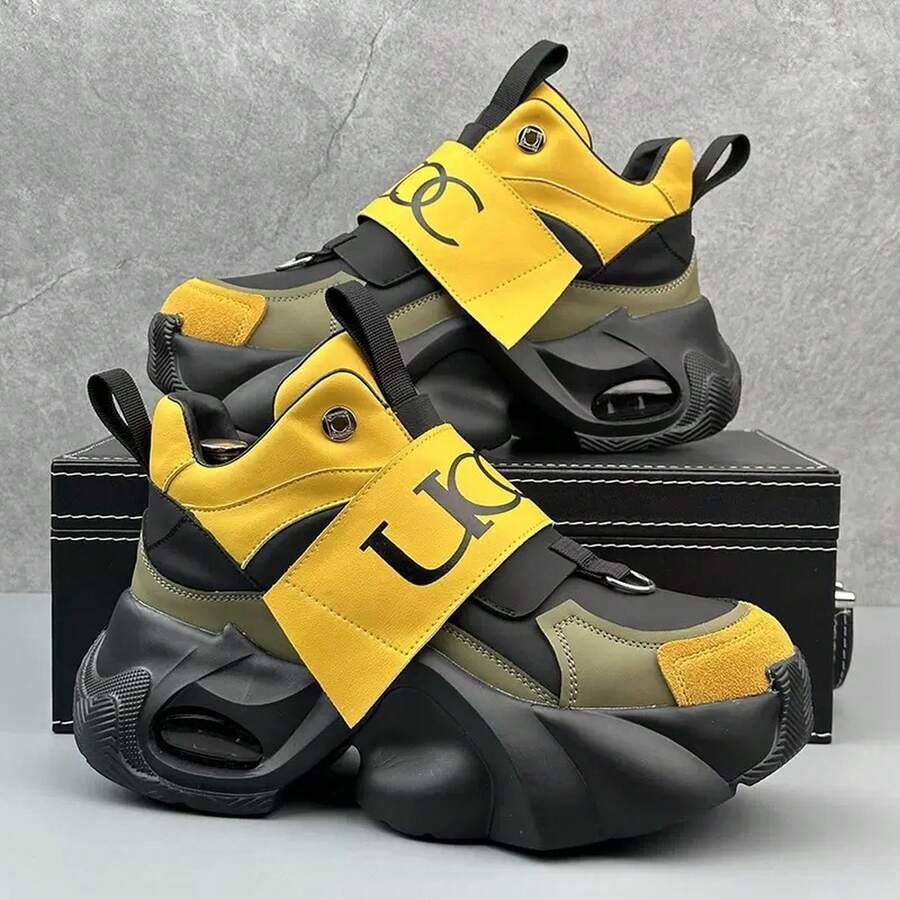 Men Sneakers - GS110 Yellow/Black - View 1