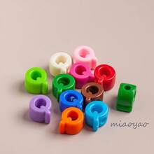 Large Hole Acrylic Letter Beads (Random Color), Suitable For DIY Letters, Phone Chains, Keychains, Smooth Large Hole, Easy To String For Handmade Crafts, Holiday Gifts, Birthday Gifts, Graduation Gifts - 1 Set - View 11