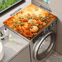 1pc Pumpkin Pattern Diatomaceous Earth Kitchen Drain Mat, Quick-Drying Absorbent Non-Slip Coffee Machine Mat And Dish Drying Mat, Suitable For Kitchen Countertop, Dining Table And Autumn Home Decor - Multicolor - View 12
