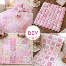 50pcs Pink Charm Patchwork Fabric Squares, 5*5 Inch Pre-Cut Pink Fabric Squares For Sewing Projects, Quilting, DIY Crafts - Variant - View 6