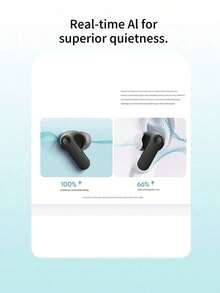 Realme T500 Pro Earbuds 50dB Noise Cancelling Clear Voice Long Battery Life TWS Wireless Bluetooth Earphones - View 9