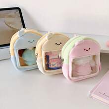 1pc Original Cute House-Shaped Cotton Doll Display Bag, Plush Doll Storage Bag, Anime Figure Dust-Proof Hanging Bag - A - View 11