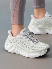 Skechers 女款跑步鞋 MAX CUSHIONING ENDEAVOUR 26 夏季舒適運動鞋 129478-SAGE - 薄荷綠 - 查看 2