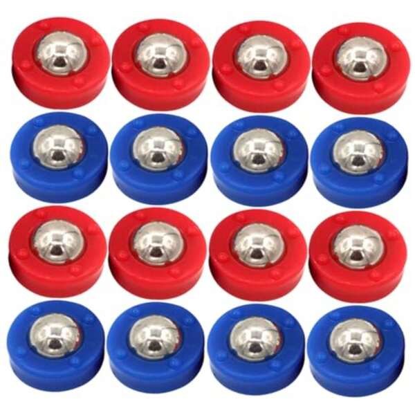 WOONEKY Mini Shuffleboard Juego De Mesa 24 Discos De Tejo Portátiles 0.94In Accesorios De Repuesto para Curling Juego Interactivo para Familia Y Escritorio