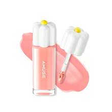 AMUSE Dew Tint - صبغة شفاه مائية نباتية عالية الترطيب مع لمعان زجاجي - 10 أرنب الخوخ - مشاهدة 1