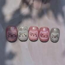 Full Wrap Nail Stickers - Apricot - View 7