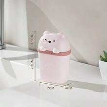 1pc Cute Travel Soap Dispenser, Portable Leak-Proof Liquid Soap Container With Lid, Soap Dish With Drainage Function, Suitable For Bathroom, Gym, Travel, Camping And Outdoor Use (Bear Shape) - View 14