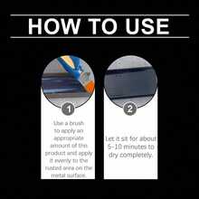 Rust Converter, Free Rust Remover Retreader Rust Converter Solid Rust Resistant Primer - Default - View 7