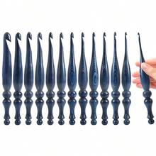 Jarum Rajut Kayu Solid Laminasi Bermotif Biru Klasik, Pegangan Ergonomis yang Nyaman, Kepala Jarum yang Halus dan Tahan Gores, Hadiah Buatan Tangan Premium, Cocok untuk Penggemar Rajut DIY untuk Proyek di Rumah dan Luar Ruangan - jarum rajut - View 3