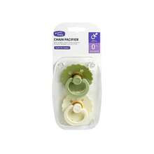 2pcs/Set Baby Pacifier With Soft Silicone Round Head, Anti-Breastfeeding, Pink Round Flower Edge Teether For Newborns - Multicolor - View 10